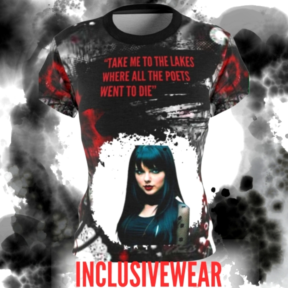 Taylor Swift "Gothic" 'Emo" Women's Cut & Sew Tee